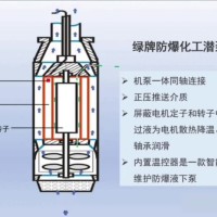 绿牌多级立式屏蔽泵YQYB防爆化工潜泵