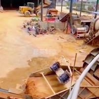 大型振动筛 筛选水洗砂的脱水筛 产量 100-300t
