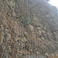 湖南泽睿山体边坡挂网 主动边坡防护网钢丝绳网 被动边坡防护网