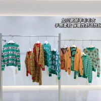 高端货源直播实体必备单品[加贝歌顿]羊毛毛衣广州石井品牌折扣女装货源