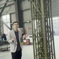 空管移动雷达升降天线塔,负载500kg通讯升降塔,便携式气动伸缩桅杆