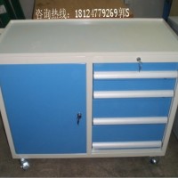 重型铁皮工具存放柜 机床带挂板工具车生产商