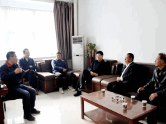 西安铸锻协会理事长王璋一行到西安海红轴承有限公司走访调研