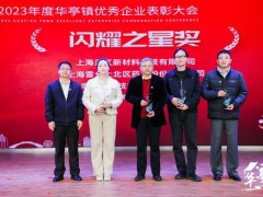 上海市轴承技术研究所有限公司荣获嘉定区华亭镇优秀企业“闪耀之星奖”