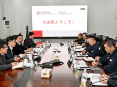 nsk一行到青岛特钢进行技术交流