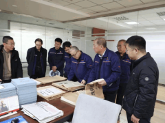 宝塔实业领导班子向各岗位员工拜年送祝福、鼓干劲
