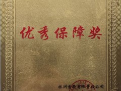 浙江光越传动科技有限公司荣获株齿2024“优秀保障奖”