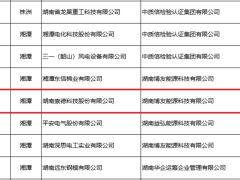 湖南崇德科技股份有限公司获评省级“绿色工厂”