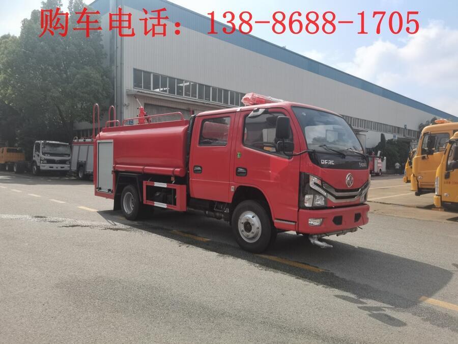 东风天锦干粉消防车出口价格