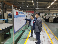 轴研所党委副书记、总经理高飞到精密部件事业部开展调研