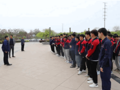 宁夏工商职业技术学院组织实习生到宝塔实业参观学习