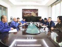 甘肃银行天水分行副行长胡伟一行到星火机床公司调研
