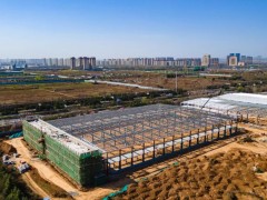 伊滨轴承科技产业园加紧建设总建筑面积22万平方米