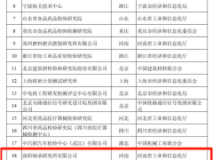轴研所入选工业和信息化部第五批产业技术基础公共服务平台