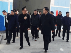 潜山市委书记梅耐雪、市长王国林率市领导干部莅临孺子牛轴承考察