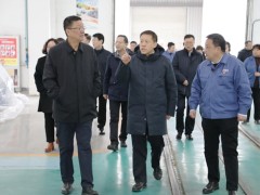 甘肃省政府国资委主任吴万华一行来星火机床公司调研