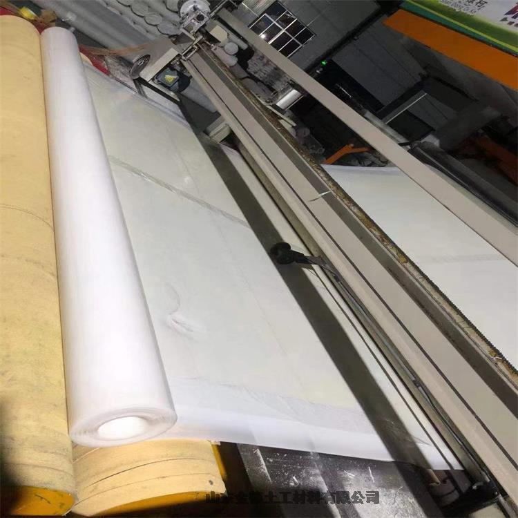 复合白布白板EVA防水板短丝土工布350g/m2 隧道防渗加固层