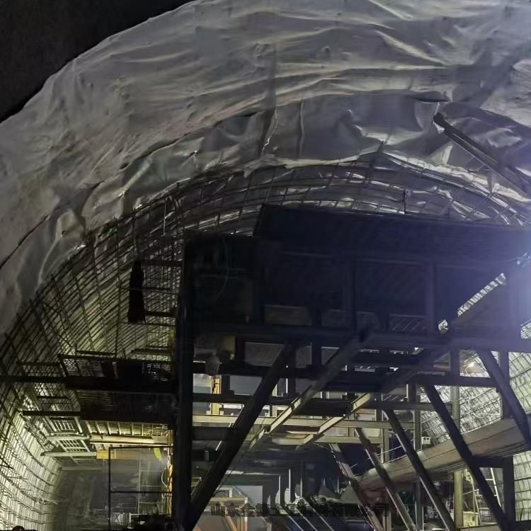 自粘片国标eva防水板长丝防粘土工布350g 隧道防渗衬砌用