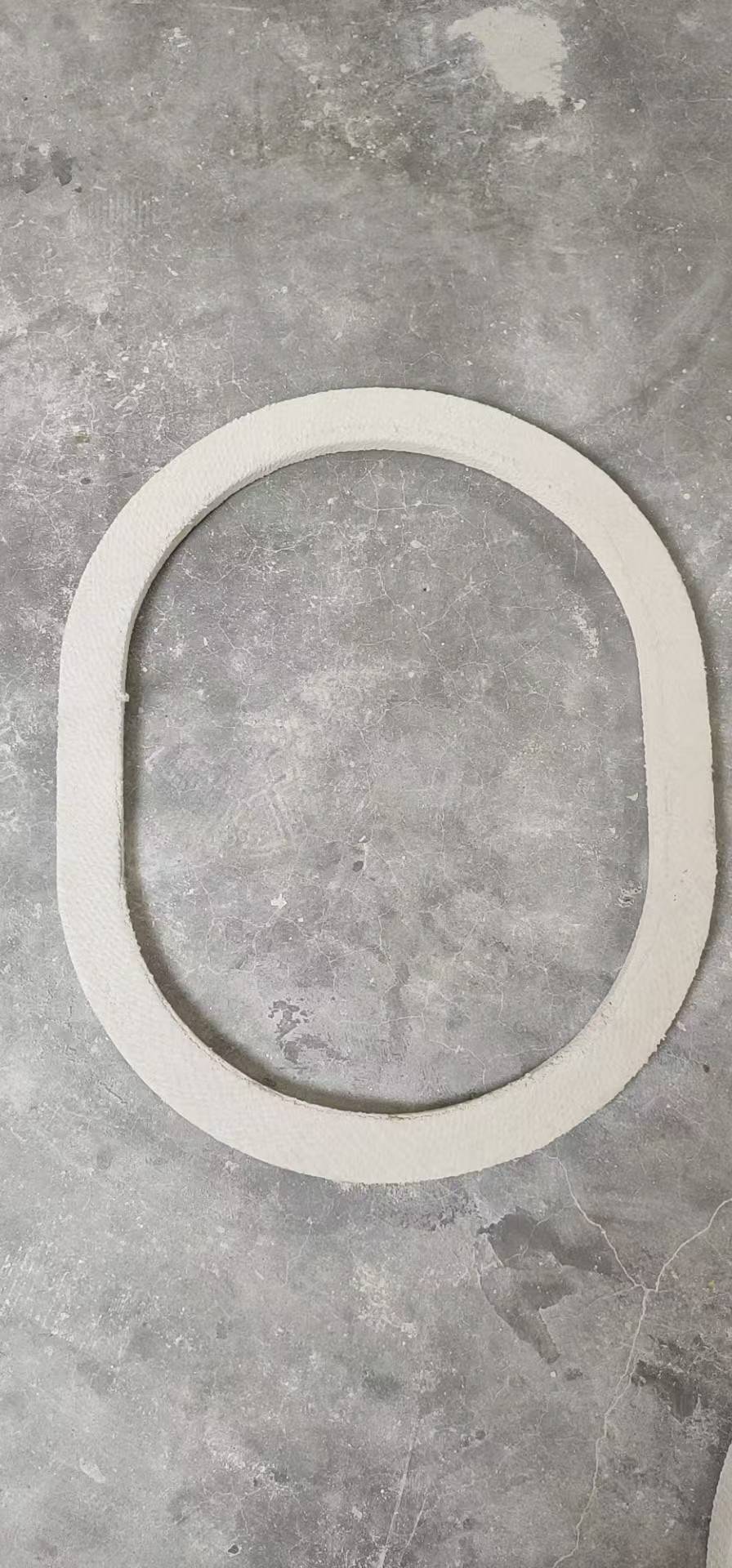 凹凸面型钢制管法兰用450°C圆形带把石棉法兰垫圈售后保障