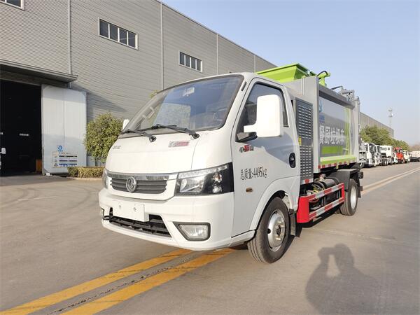 德龙餐厨垃圾清运车_新能源餐厨垃圾清运车图纸定做服务至上