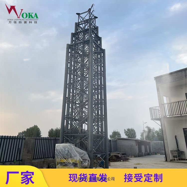 38米移动二次雷达升降塔,车载侧翻倒伏式天线伸缩支杆,高位气动升降桅杆