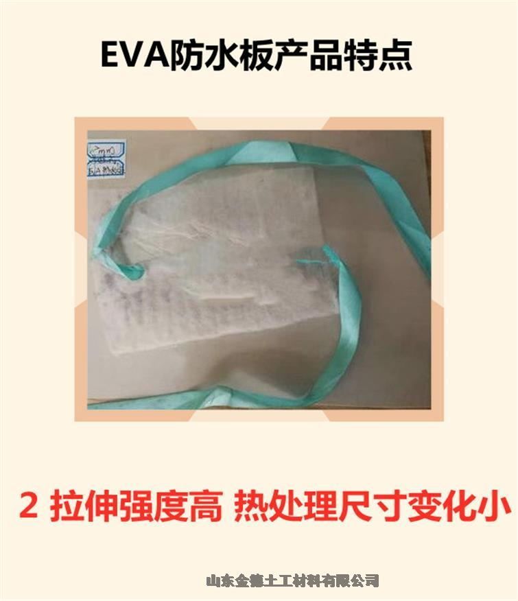 抗穿刺能力强防根系穿透吊挂式白色EVA防水板 市政隧道隔水层用