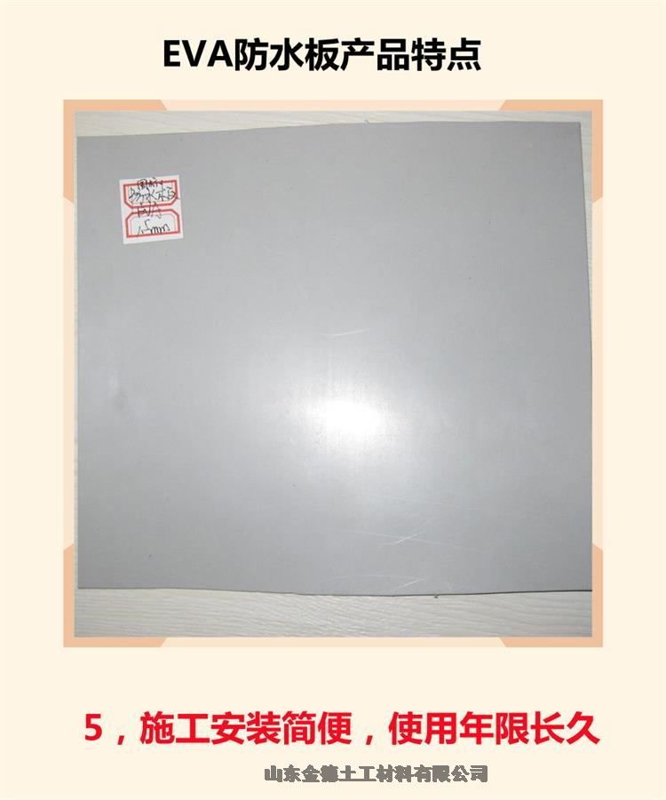 抗沉降变形适应地基TB质量EVA防水板 人防工程防水隔离用