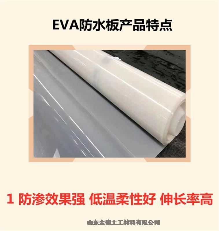 抗沉降变形适应地基TB质量EVA防水板 人防工程防水隔离用